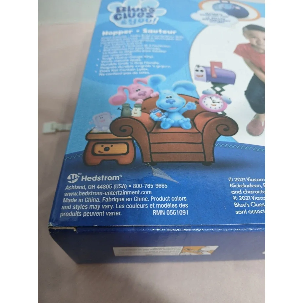 NEW Blue's Clues rubber ball Hopper Nickelodeon 2021 bouncing play fun 15